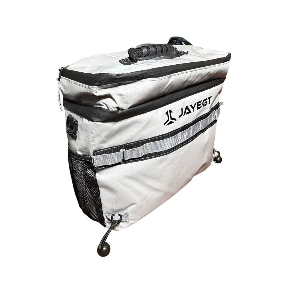 JAYEGT Insulated Soft Cooler Bag Silver Portable Leakproof Kyak Cooler